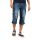 Timezone Miles denim 3/4 shortsit-Dark sea