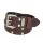Rusty heavy leather belt-Brown