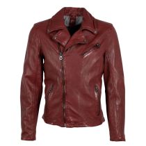 GM Leather jacket 1201-0468-Wine red