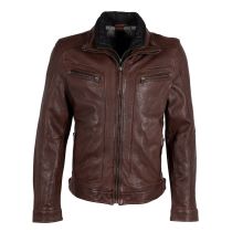 GM Leather jacket 12001-00487-Brown