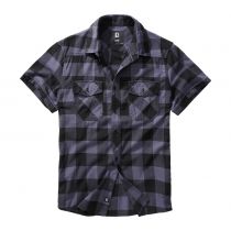 Checkshirt shortsleeve-Grey/Black
