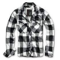 Checkshirt longsleeve-White/Black