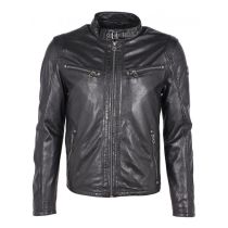 GM Leather jacket 1201-0007-Black