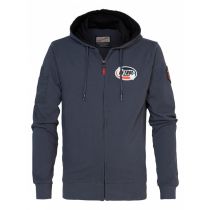 Petrol zip hood 331-Grey