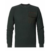 Petrol Knit pullover 3000-223-Olive