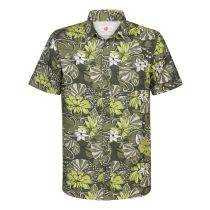 Petrol shortsleeve shirt 1030-432-Olive