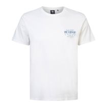 Petrol T-shirt 1040-6030 Plus size-White