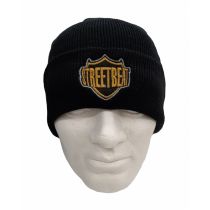 Streetbeat pipo Black-Mustard logo