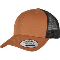 Retro Trucker cap-Caramel-black