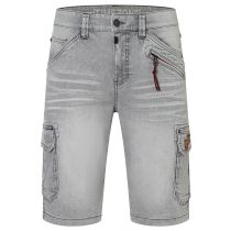 Timezone Ryker Denim shortsit-Light grey