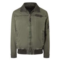 TZ Biker jacket 10088-Washed green