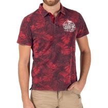 TZ Hawaii Polo-Red jungle