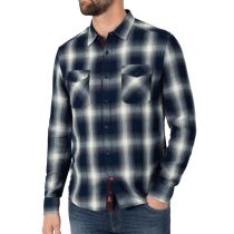 TZ Checkshirt 10109-Indigo blue