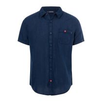 TZ linen shortsleeve 10046-Navy