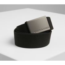 Canvas belt-Black/Gun metal