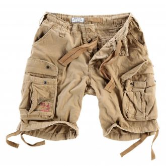 Airborne reisitaskushortsit-Beige