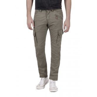 TZ stretch cargo pants Ben-Military grey