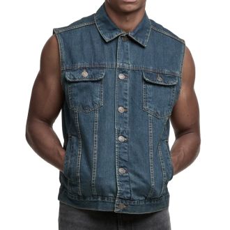 Urban denim vest-Denim blue 514