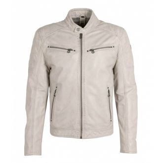 GM Leather jacket 013197-Off white