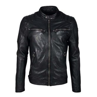GM Leather jacket 1201-0103-Black