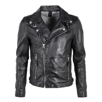 GM Leather jacket 1201-0012-Black