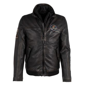 GM Leather jacket 1201-0480-Used black