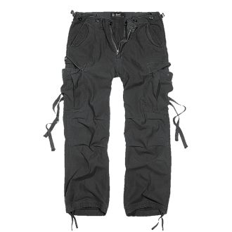 M65 Vintage reisitaskuhousut-Black