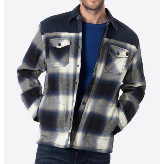 TZ Lumber jacket 10049-Blue/off white