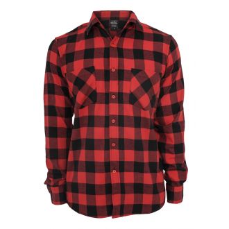Urban checkshirt-black/red