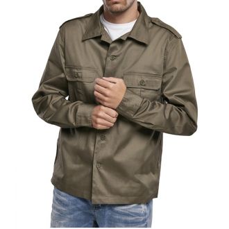 US-shirt longsleeve-Olive
