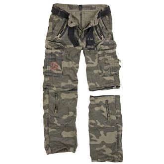 Traveler Zip off pants-Blackcamo