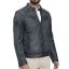 GM Leather jacket 12001-00485-Greyblue