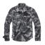 Heavy vintage longsleeve shirt-Greycamo