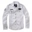 Luis vintage longsleeve shirt-White