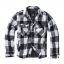 Brandit Lumberjacket-Black/white