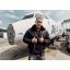MA2 Fur collar Bomber jacket-Black