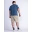 Petrol T-shirt 1040-6070 Plus size-Petrol blue