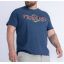 Petrol T-shirt 1040-6020 Plus size-Petrol blue
