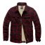 Vintage Ind. Sherpa jacket-Wine red